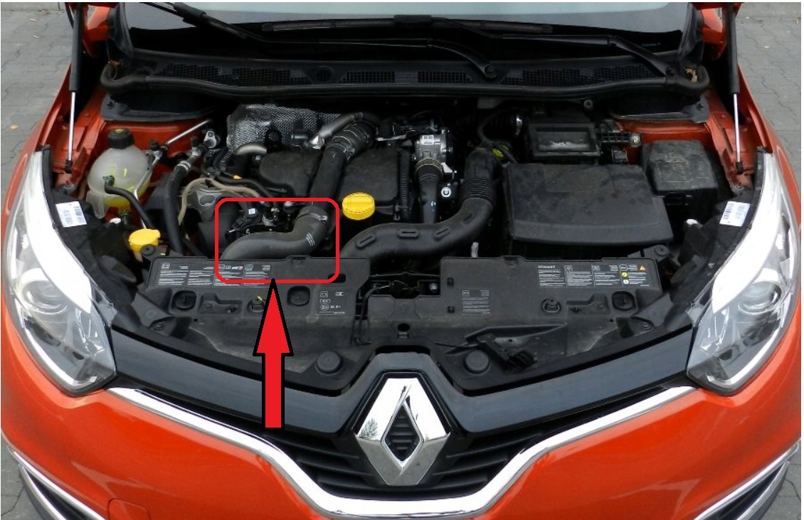 шланг труба renault CLIO IV CAPTUR Dacia 1.5