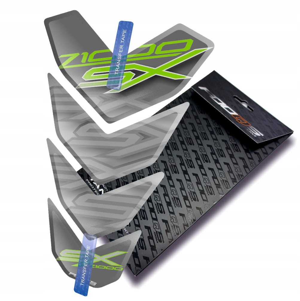 Tank-pad od firmy Fooqs pro Kawasaki Z 1000 Sx Z1000SX Stříbrný Zelený