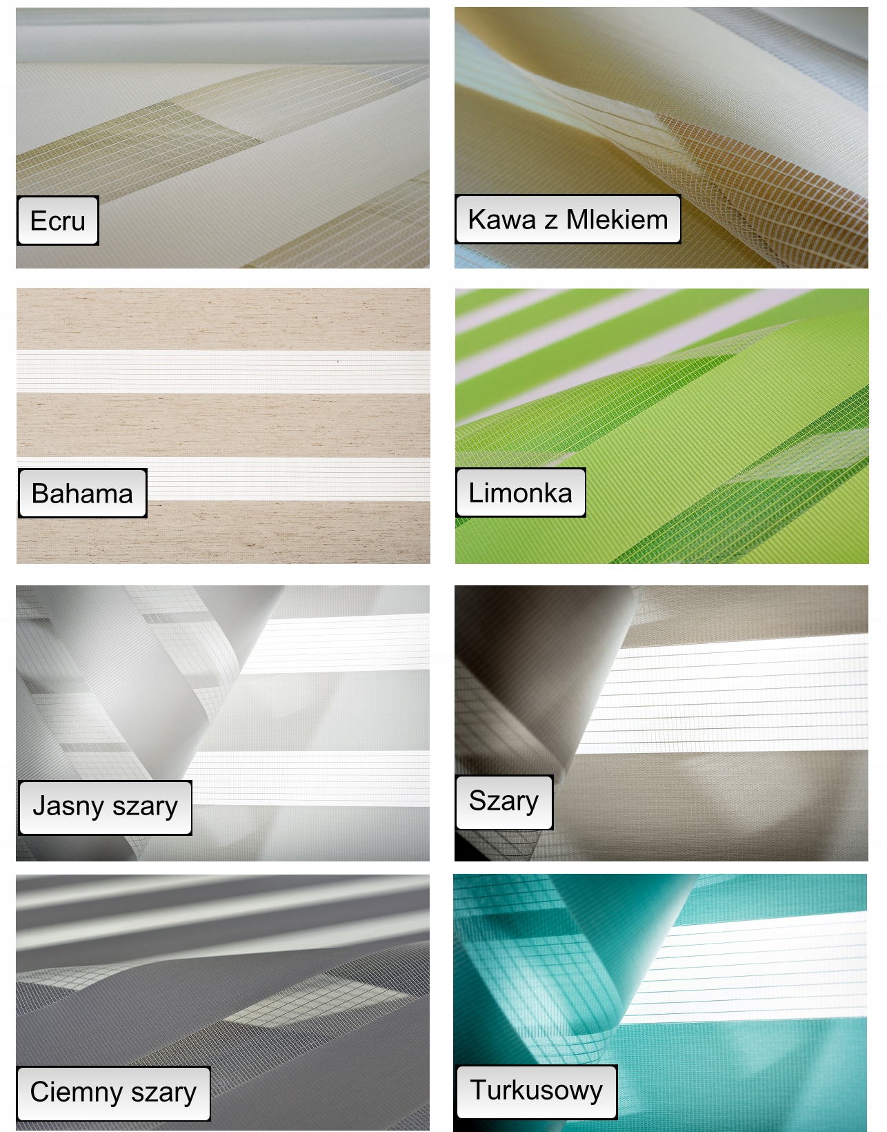 ROLETA DZIEŃ NOC 73x150 CM Z NAPINACZEM KOLORY Waga produktu z opakowaniem jednostkowym 0.5 kg