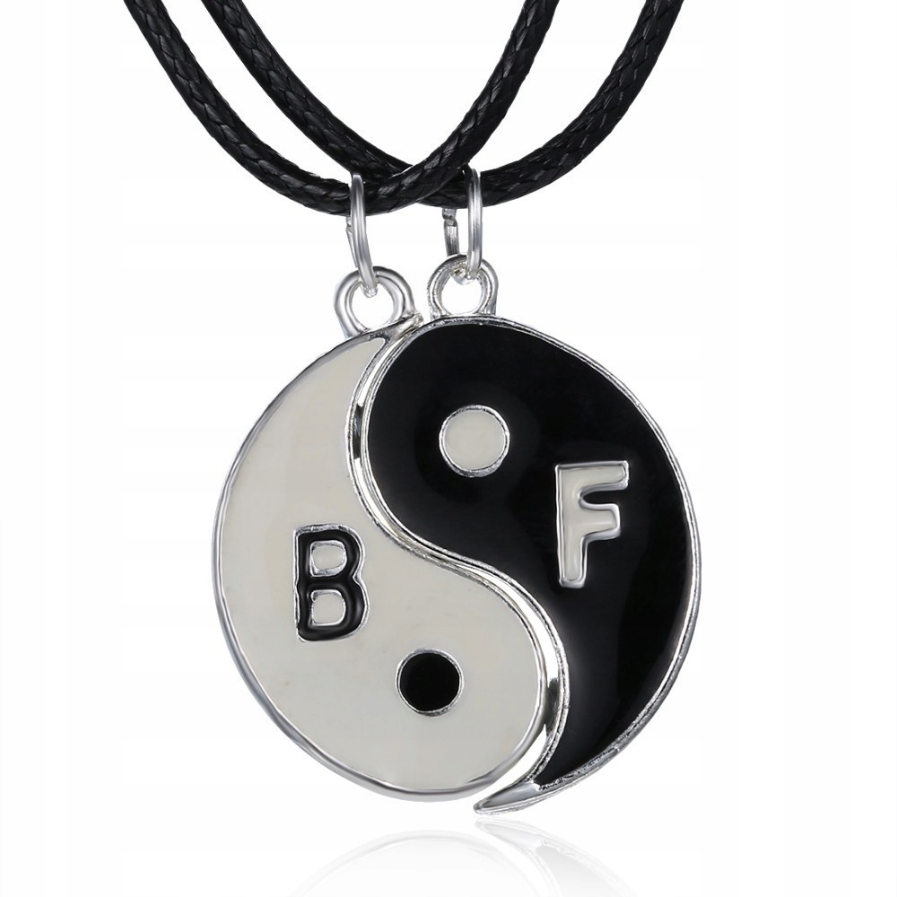 

Naszyjnik przyjaźni best friends Talizman yin yang