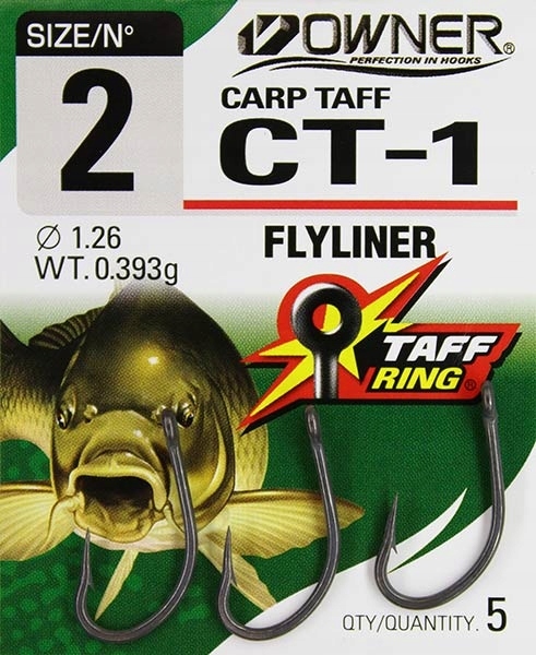 Haczyki Owner CT1 Carp Taff Rozmiar 6
