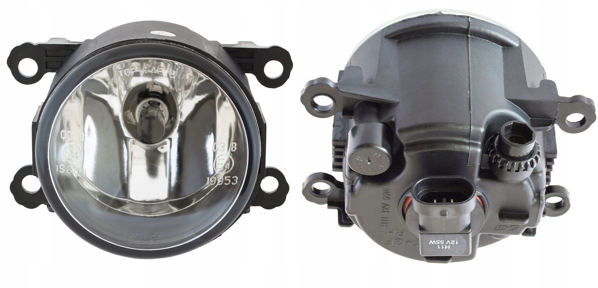 HALOGEN PRZECIWMGIELNY L=P Mitsubishi L200 05-2010 Strona zabudowy uniwersalne
