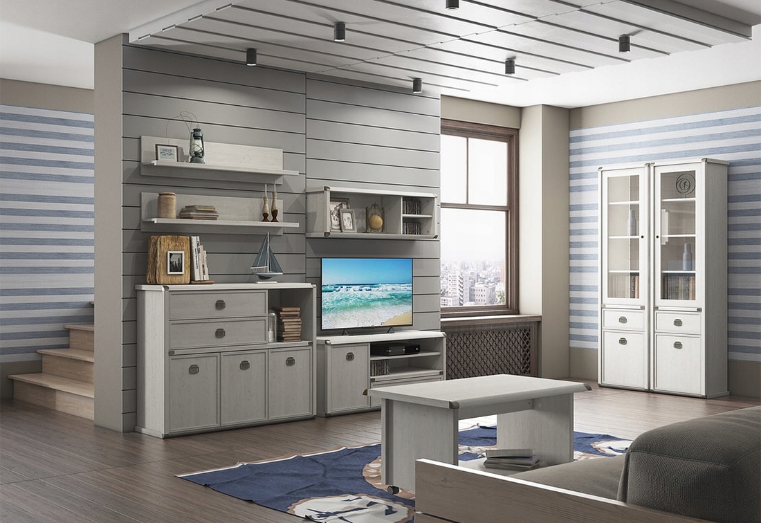 Kufer skrzynia biała MAGELLAN Mebelbos Kolor mebla biały