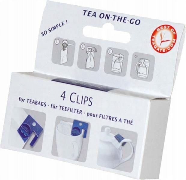 

Finum klipsy do filtrów 4 szt. Clips For Teabags