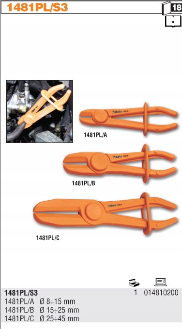 KPL плоскогубцы для клеммы проводов бета 1481PL / S3
