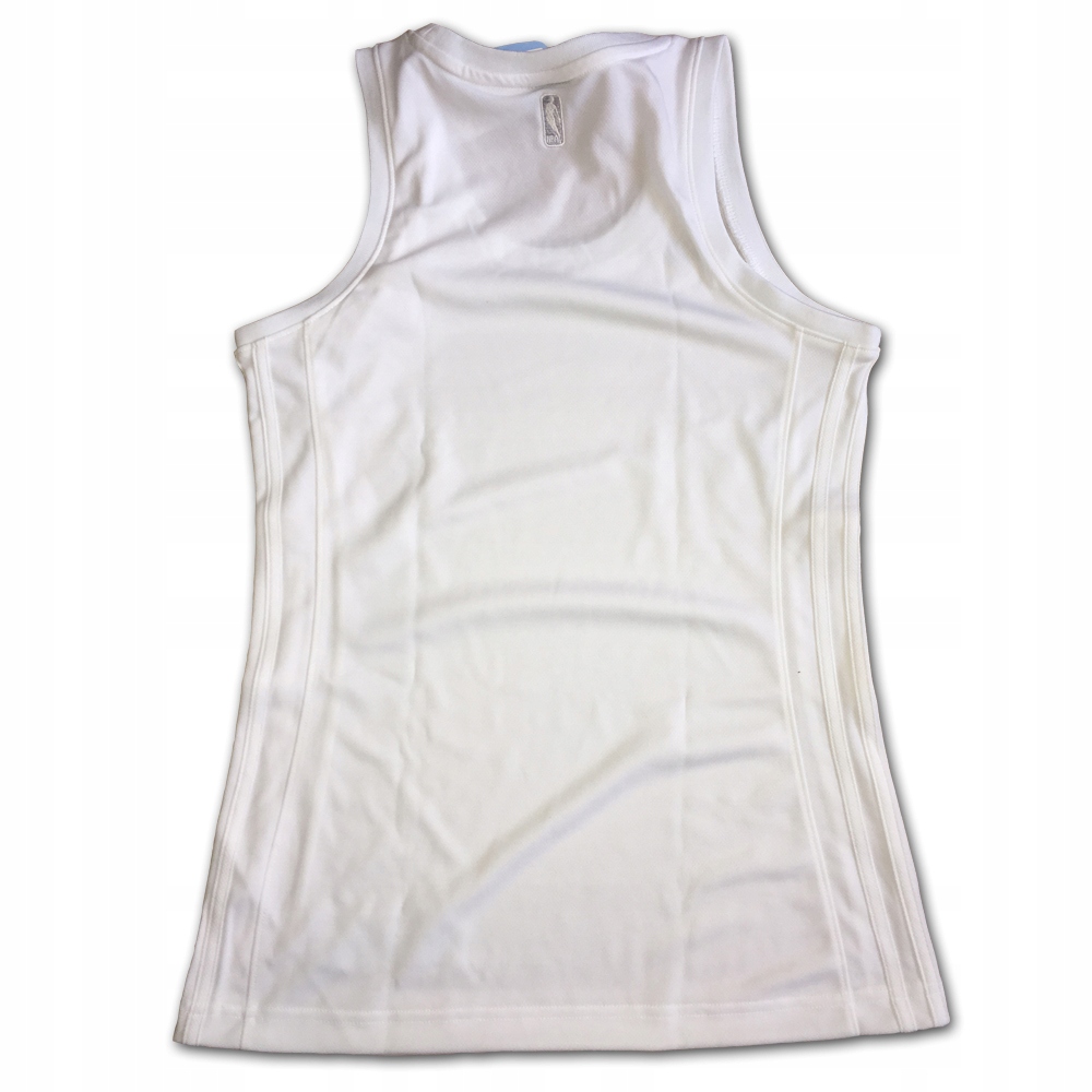 Biała koszulka damska NBA Official Adidas L Rękaw bez rękawów