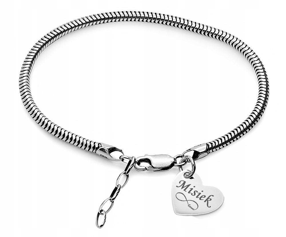 

Srebrna Bransoletka Do Charms Pandora 925 Grawer