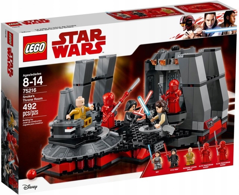 Lego 75216 Star Wars Tronová hala Snokea