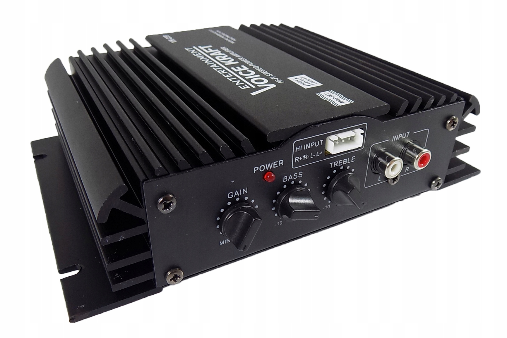 WZMACNIACZ SAMOCHODOWY VK 500W 2 KANAŁY VK - 239 Marka inna