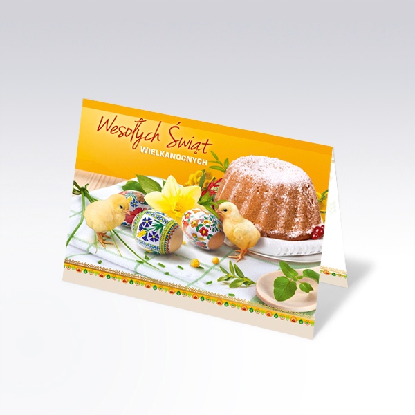 KARNET KARTKA ŚWIĄTECZNA WIELKANOC + KOPERTA 1 szt