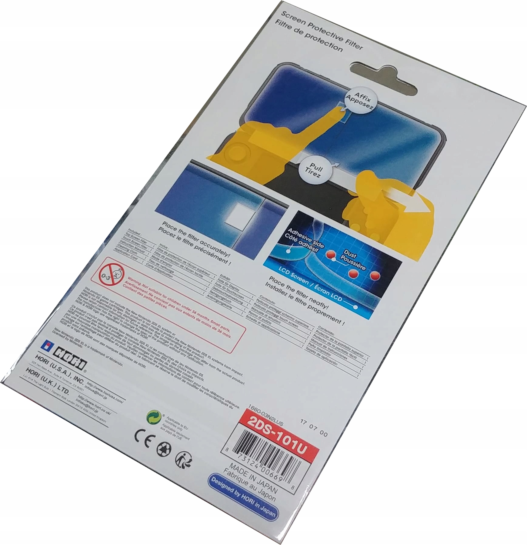 FOLIE OCHRONNE NEW 2DS XL HORI Producent Hori