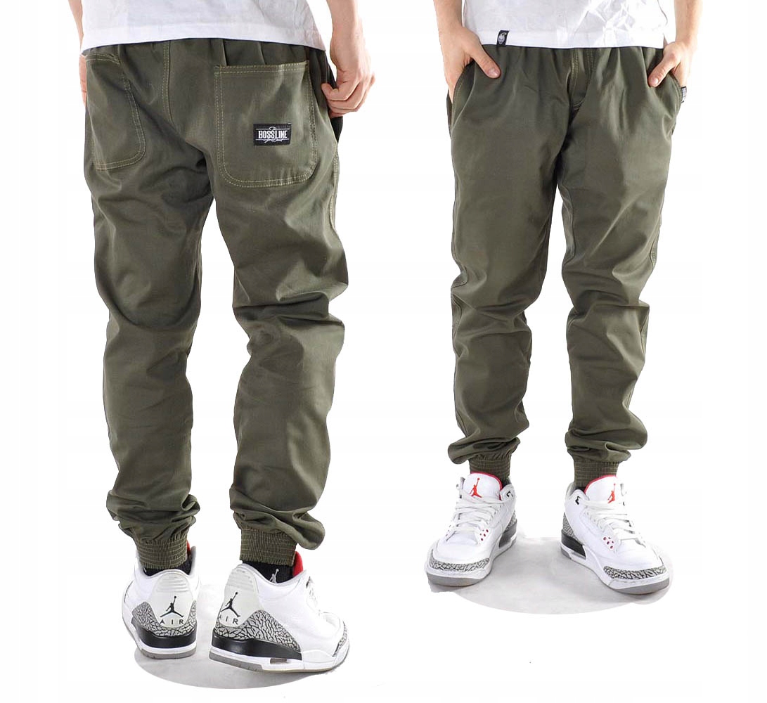 

Spodnie XXL Bossline Casual Jogger joggery khaki