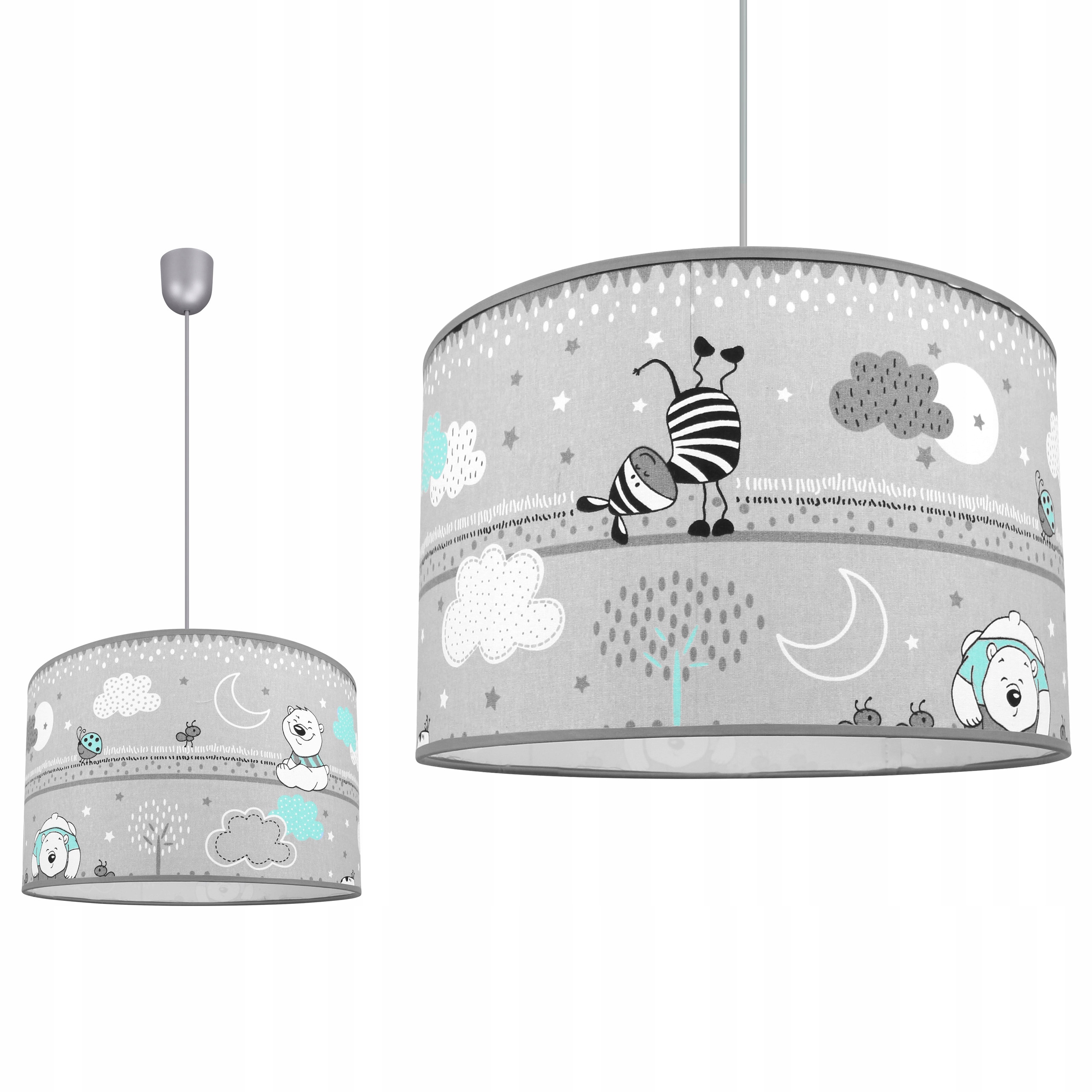 Потолочный СВЕТИЛЬНИК ПОДВЕСНОЙ светильник с ABAŻUREM ДЕТСКИЙ