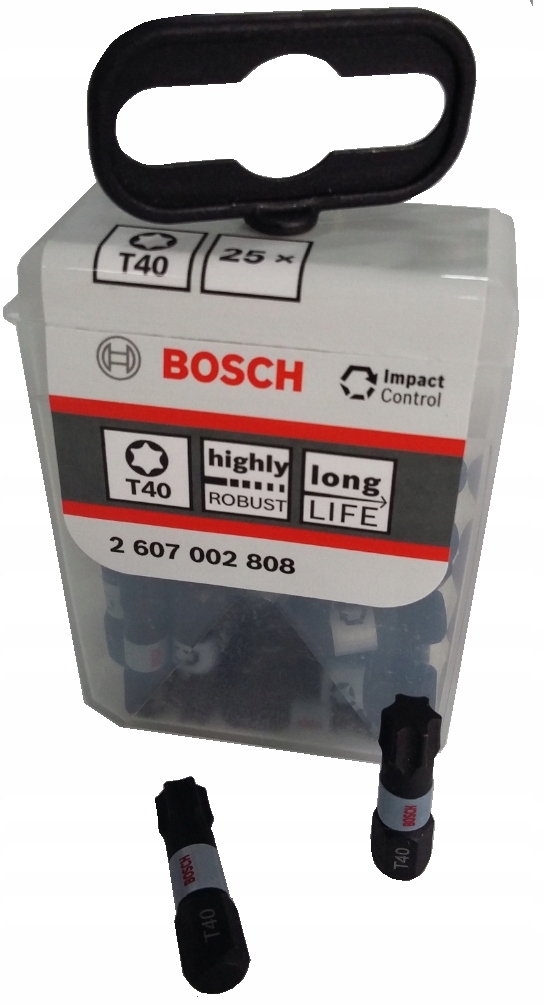 

Bosch Bit Końcówka T40 Impact 25 Szt. Paczka