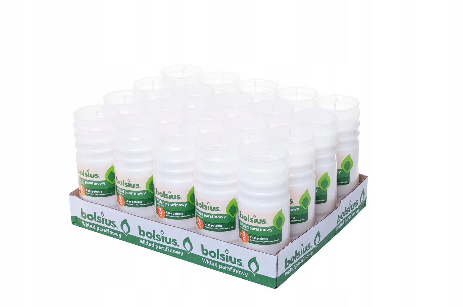 

Bolsius wkłady parafinowe do zniczy 3 dni 20 szt