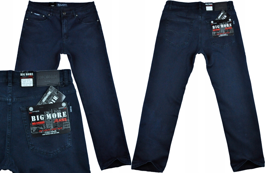 

Spodnie męskie jeans Big More 629 grafit L30 88/34