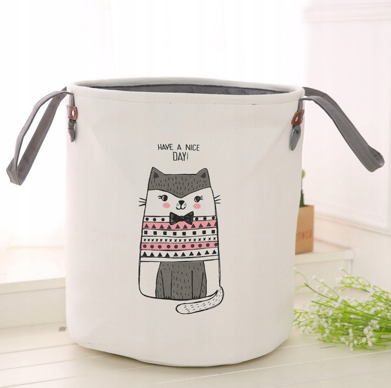 POJEMNIK KOSZ WOREK Z UCHWYTAMI NA ZABAWKI KOT-G Kod producenta KG3638