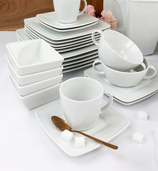 LUBIANA VICTORIA 6x FILIŻANKA 0,2 L + SPODEK LUZ Pojemność 200 ml