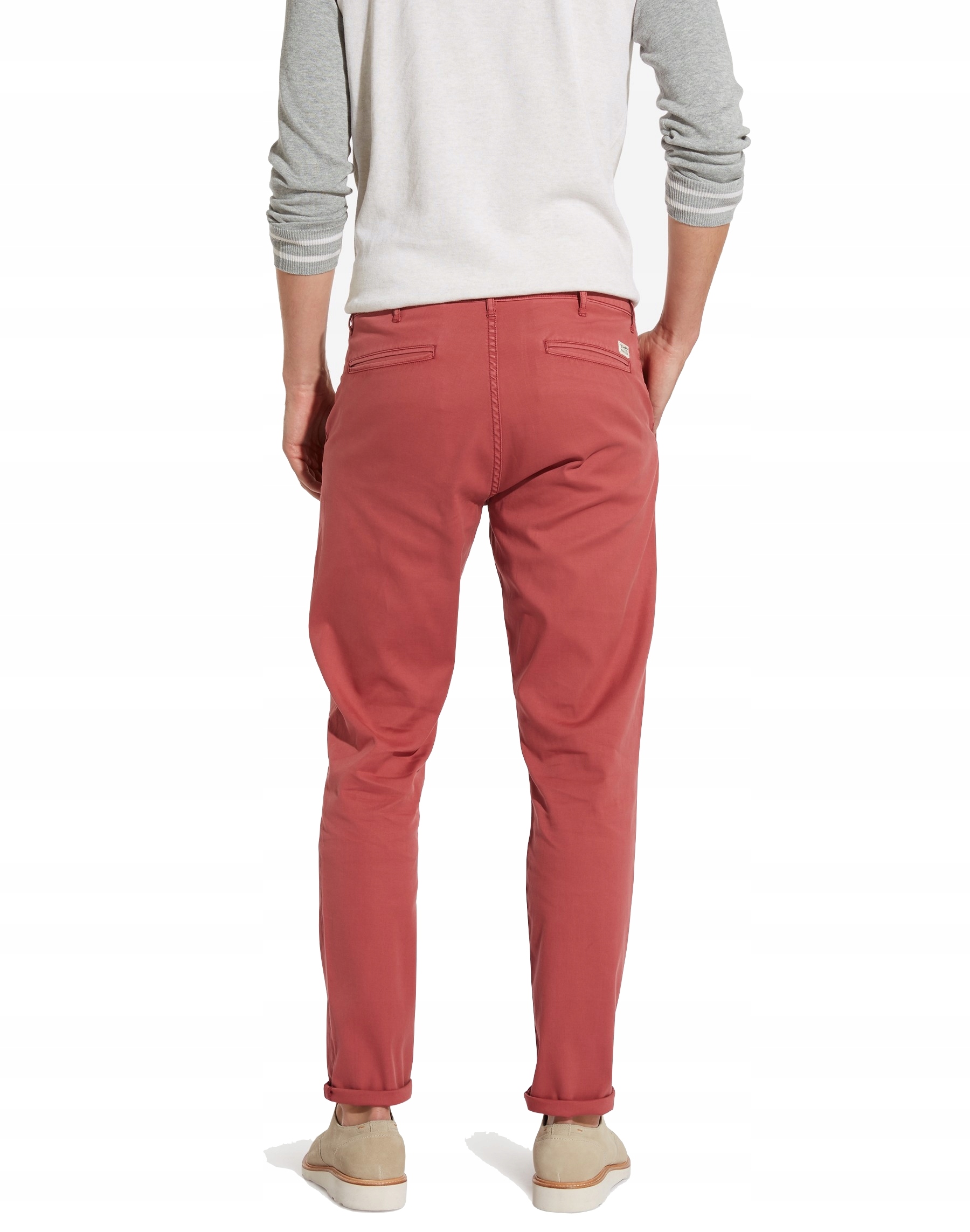 

Wrangler Chino Slim Spodnie Materiałowe W38 L34