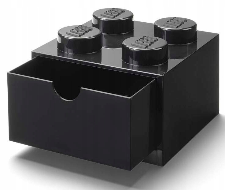 

Lego Pojemnik Klocek 4 Szuflada Czarny Na Biurko