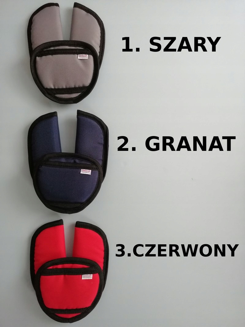 OCHRANIACZE na pasy do FOTELIKÓW wózków MIĘCIUTKIE Marka Camicco