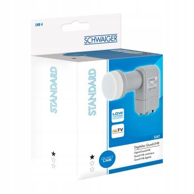 Konwerter Cyfrowy LNB4 Quad Lnb 4X Złącze F