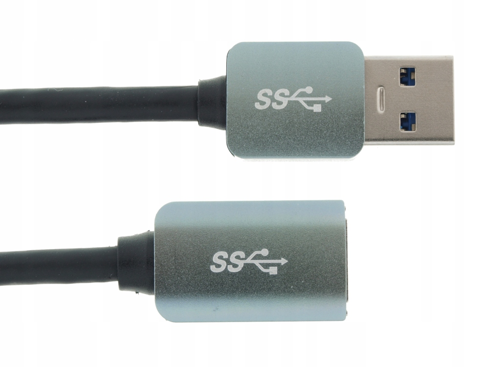 PRZEDŁUŻACZ USB 3.0 WTYK-GNIAZDO 100cm KrugerMatz Długość kabla 1 m