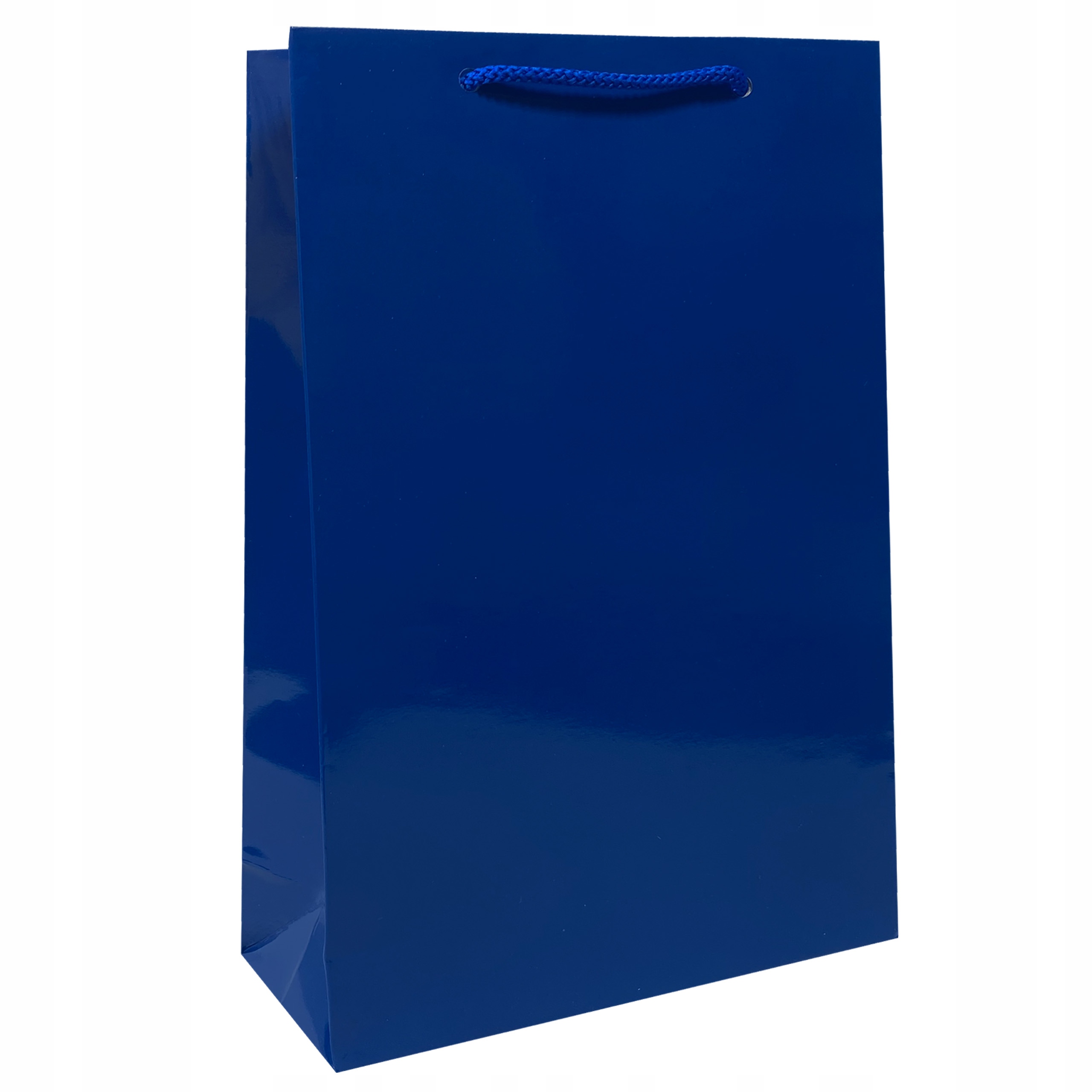 

Torebka papierowa laminowana Granatowa 17,5x6,5x26