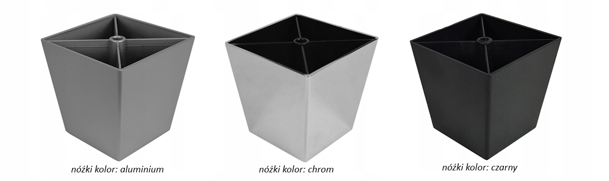 Sofa kanapa do poczekalni OSKAR czarna eko skóra skaj Marka tapicer-opole