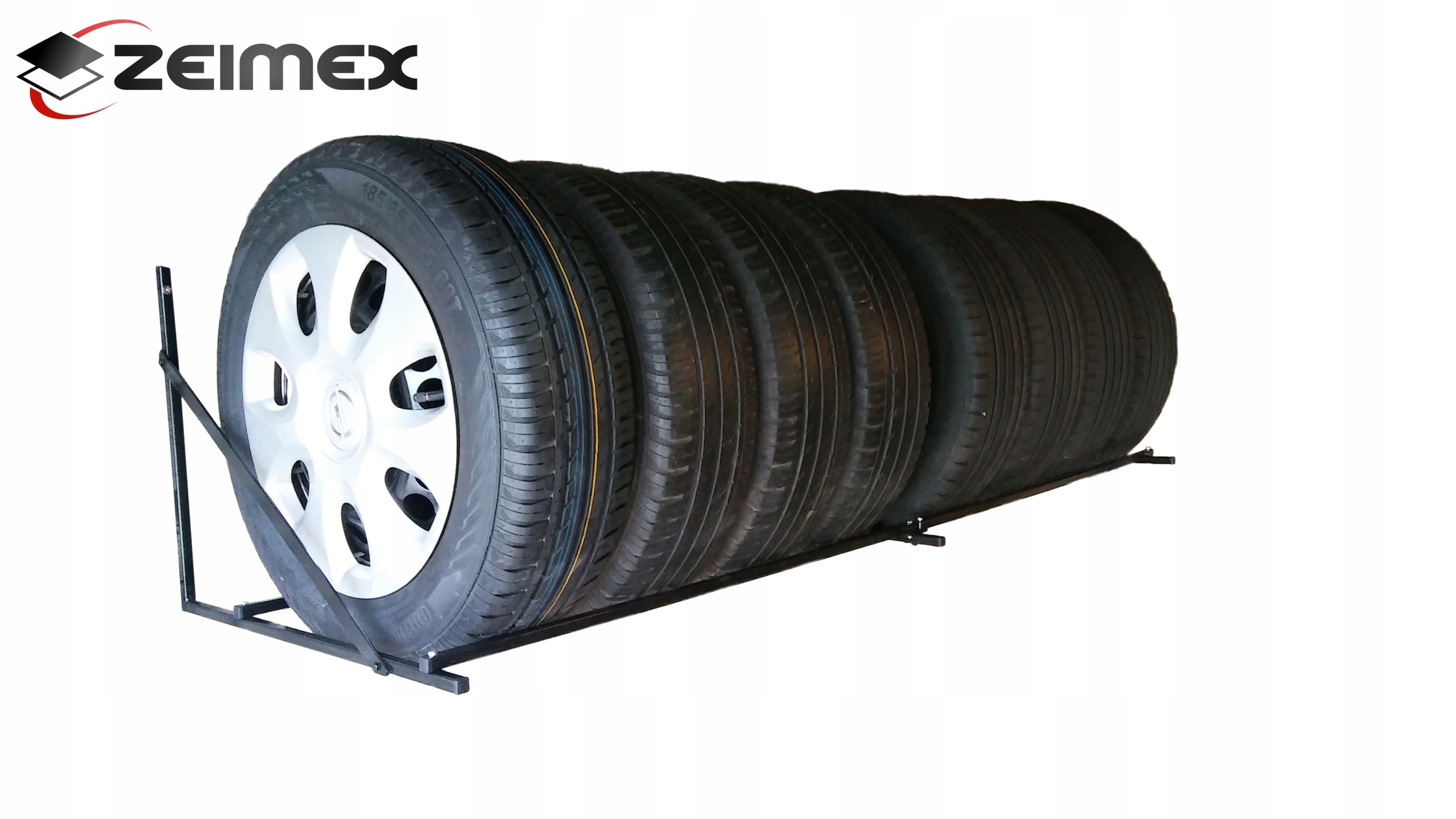 POLSKI WIESZAK STOJAK REGAL POLKA NA 8 OPON KOL Brand other