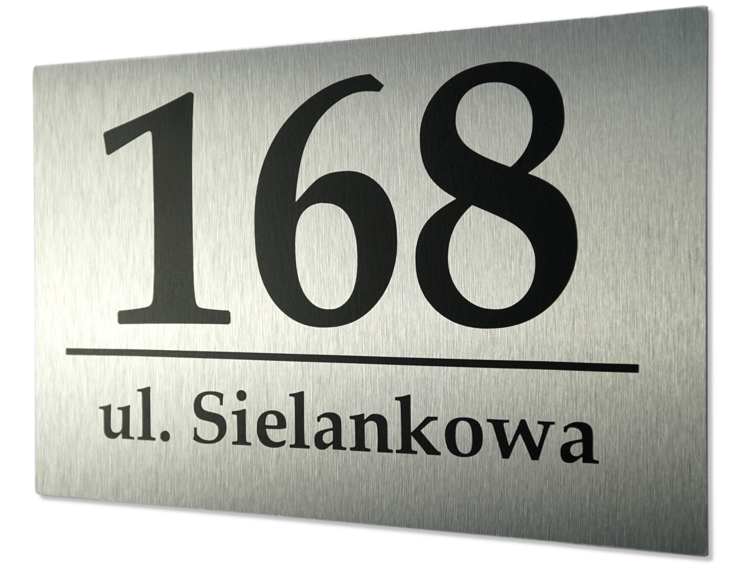 

Tabliczka tablica adresowa z numerem domu na dom