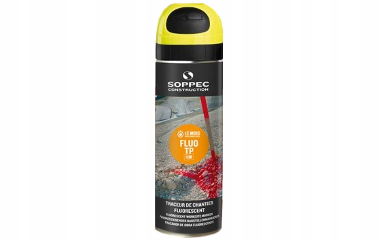 

Farba geodezyjna, drogowa Soppec Fluo T.p. żółty