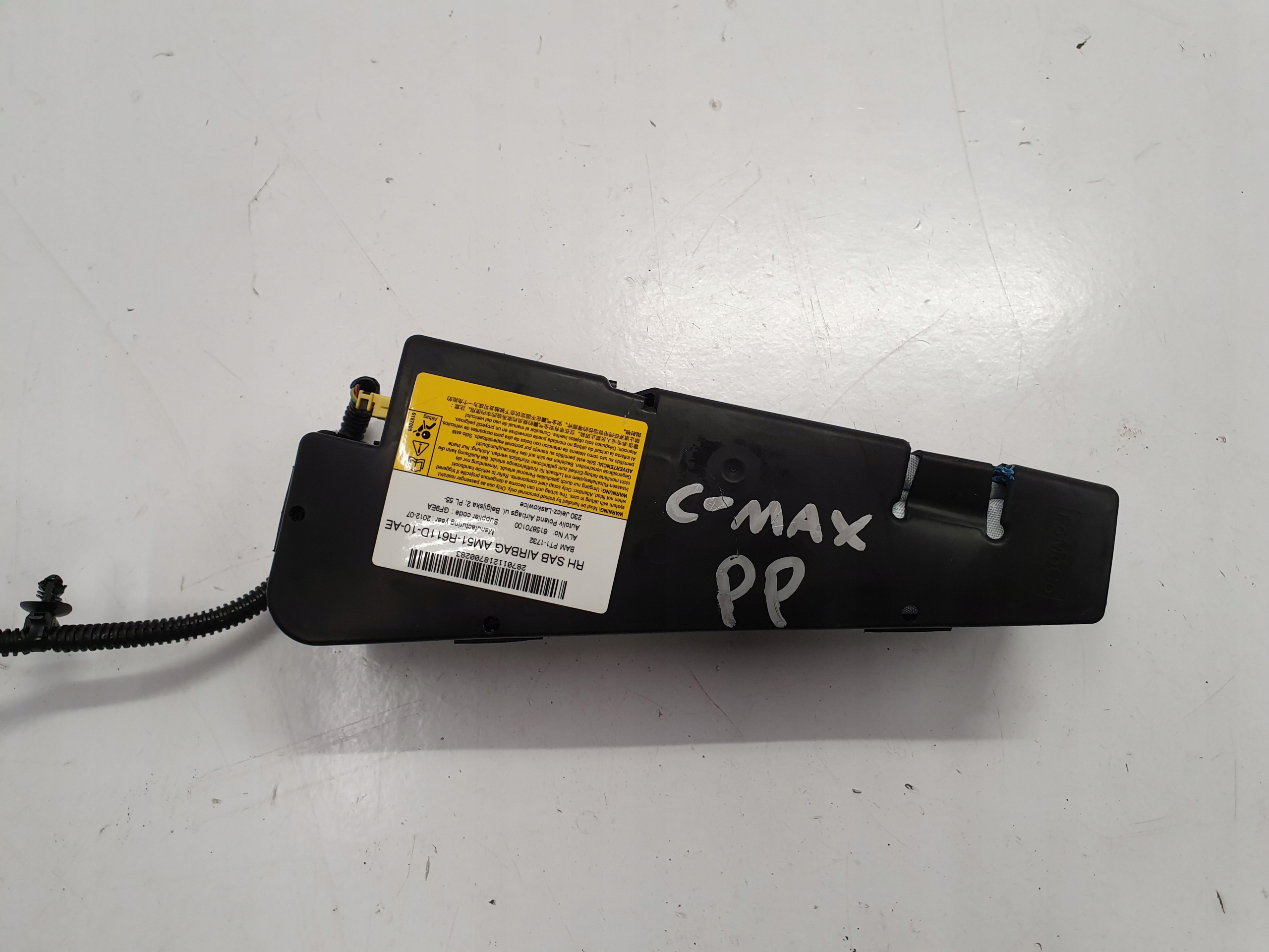 AM51R611D10AE - FORD C-MAX MK2 РЕМЕНЬ ПОДУШКА БЕЗОПАСНОСТИ ПРАВОЕ СИДЕНЬЕ