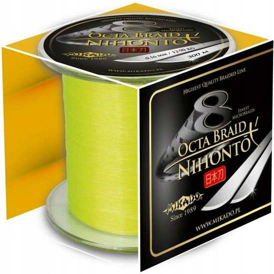 

Plecionka Nihonto Octa Braid 300m Fluo 0,50mm