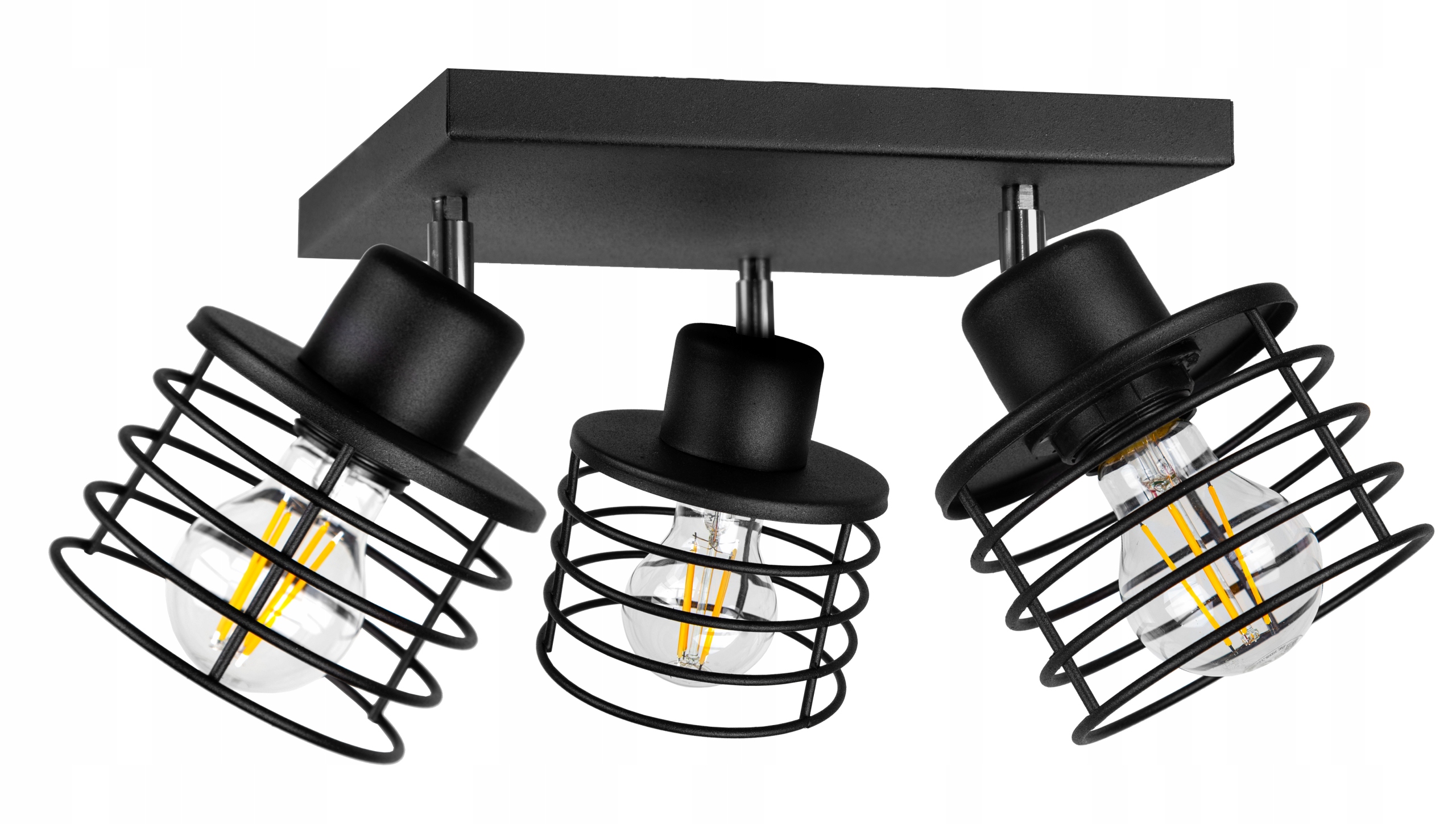 

Lampa Sufitowa Plafon Żyrandol Edison Loft Led