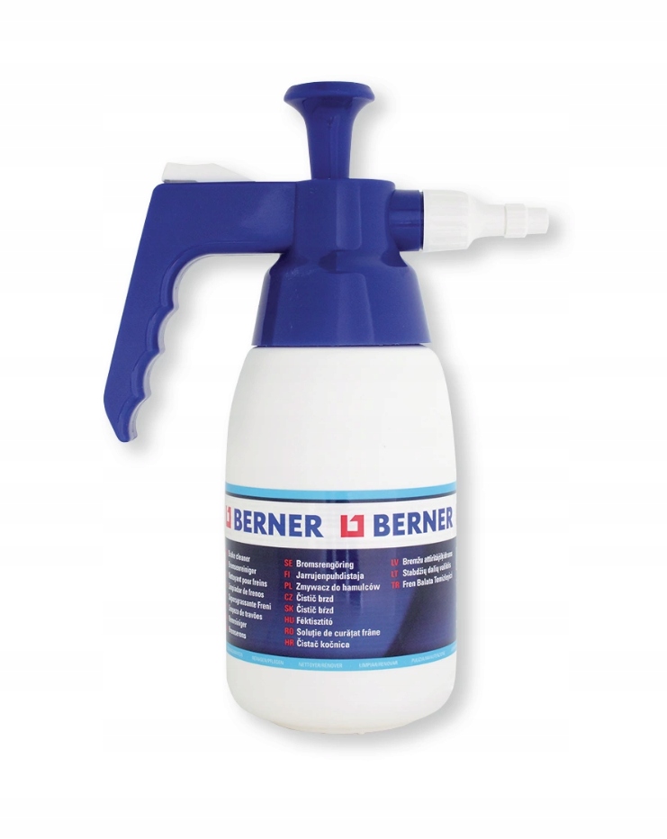 Zmywacz do hamulcow Berner 5 litr PLUS Rozpylacz Brand BGS
