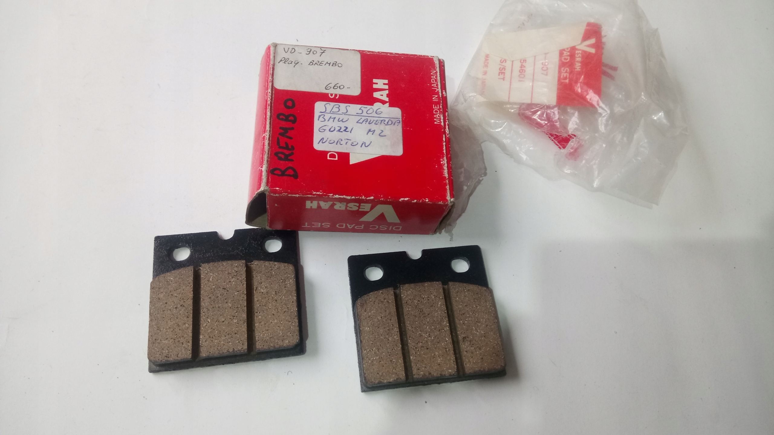 KLOCKI HAMULCOWE NORTON LAVERDA MZ MOTO GUZZI BMW