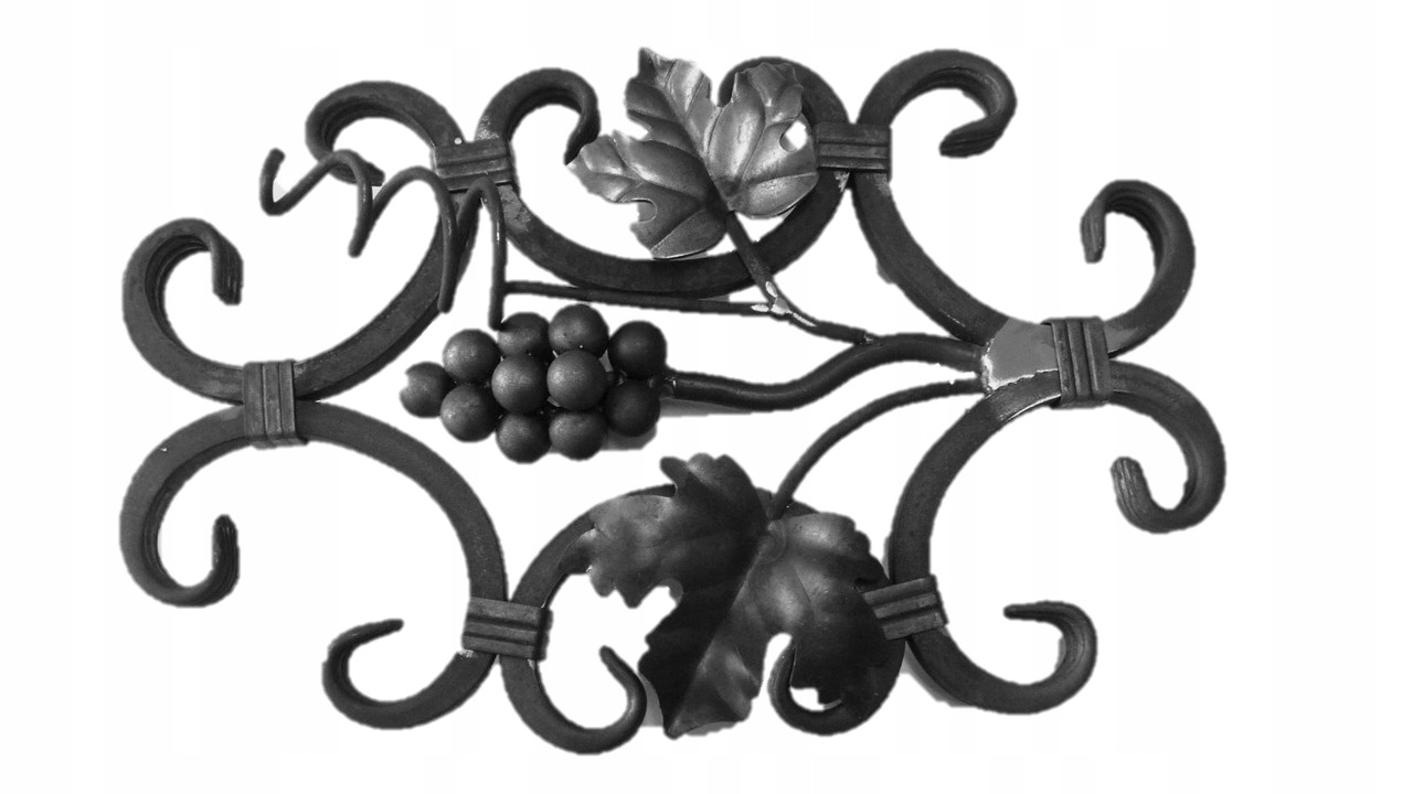 

elementy kute rozeta ozdobna z winogronem