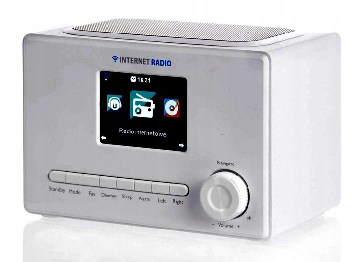 Art Radio Internetowe WIFI1002 3.2" color LCD białe