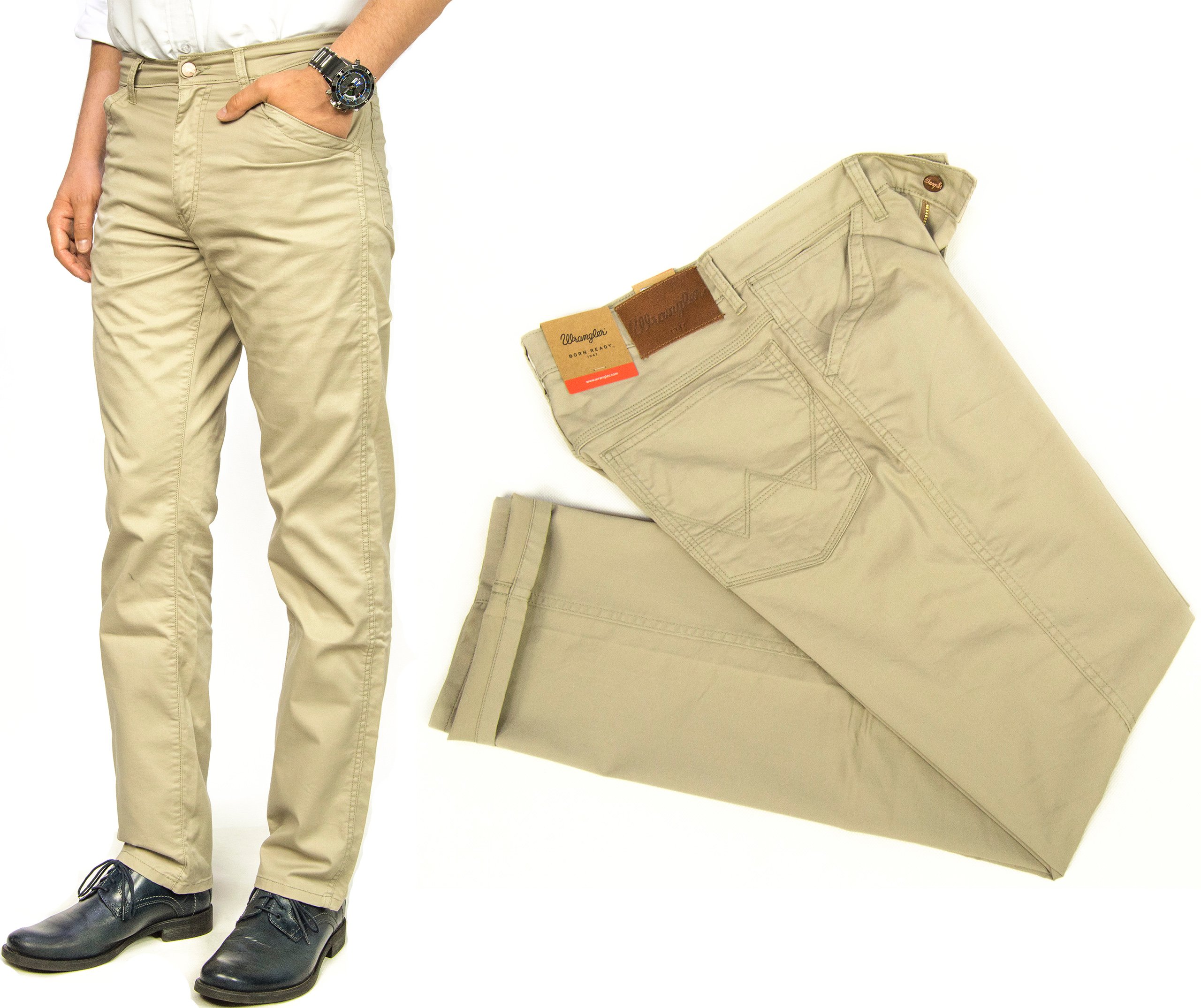 

Wrangler Texas Camel spodnie męskie Active W30 L32