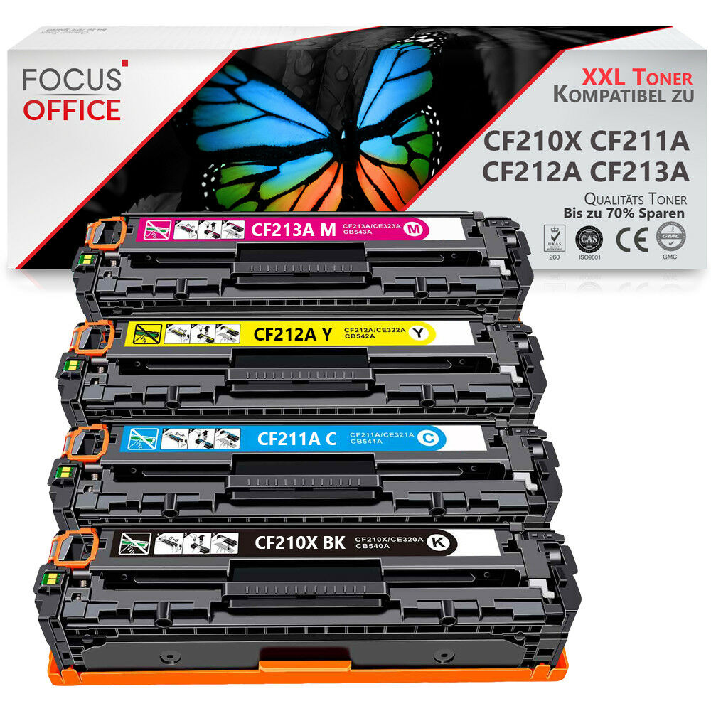 

4x Toner Do Hp LaserJet Pro 200 Color Mfp M276n