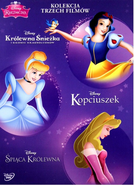 

Kopciuszek+śpiąca Królewna+królewna Śnieżka 3xDVD