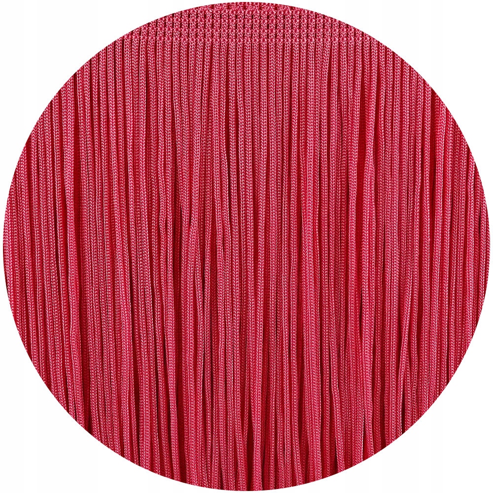 Frędzle wiskozowe taneczne Róż 15cm 1m 12429