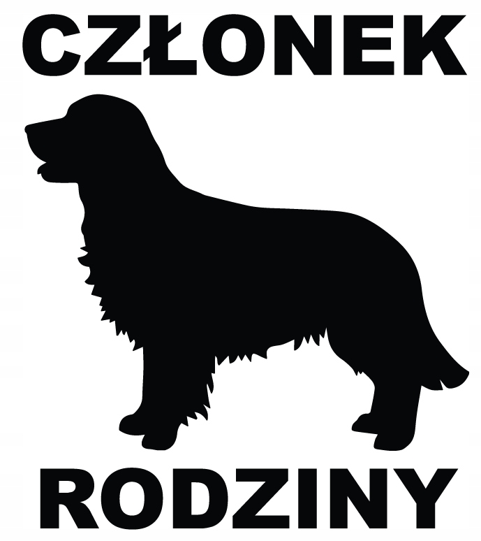 NAKLEJKI NA AUTO CZŁONEK RODZINY