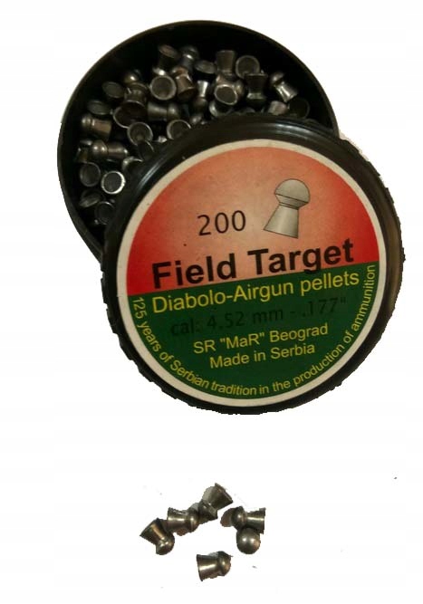 Śrut Diabolo Kaliber 4,52 mm Field Target Sr Mar Beograd