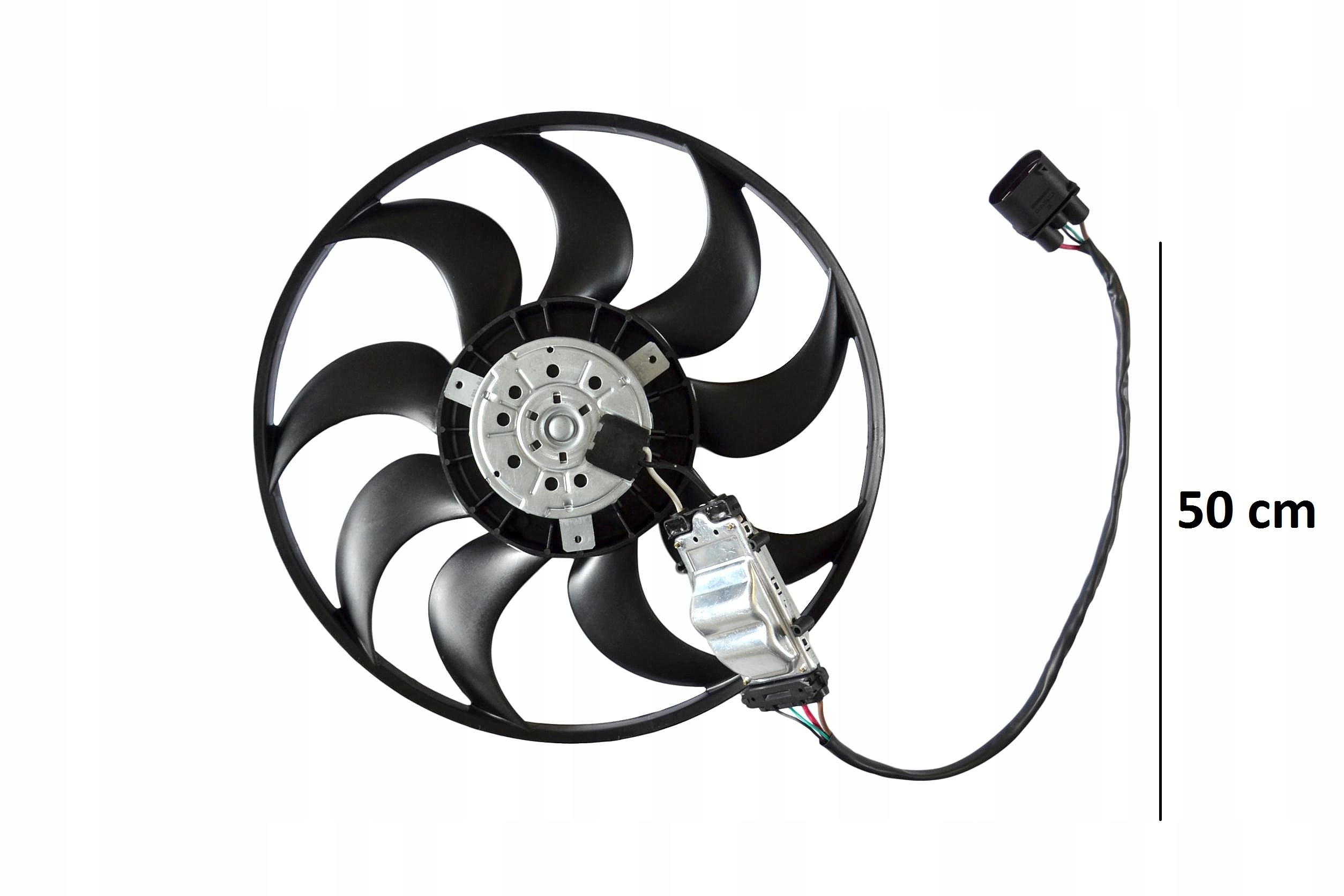 WENTYLATOR SILNIK MODUŁ AUDI A6 C6 3,0 TDI LEWY