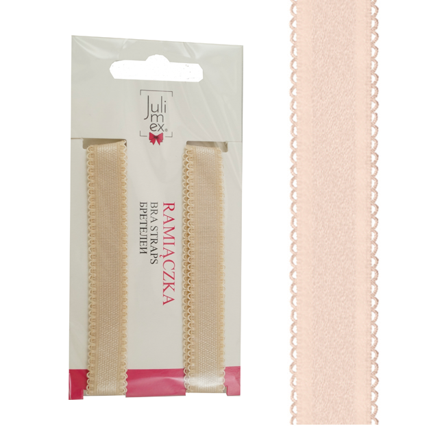 

Julimex ramiączka Beżowe Z Koronką RB-434 14 mm