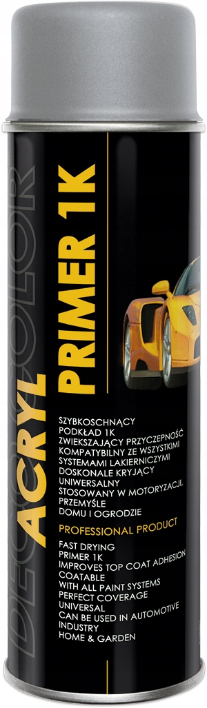 Deco Color Acryl Primer 1K Podkład Akrylowy Szary 500 ML
