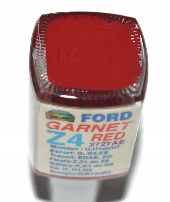FORD GARNET RED LAKIER ZAPRAWKA DO RYS ARA 10 ML