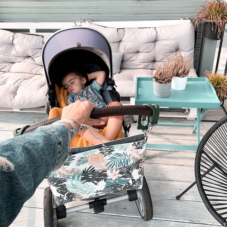 La Millou Organizer Torba do wózka Heartbeat Pink Wzór dominujący inny wzór